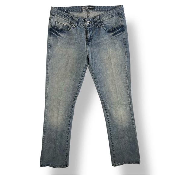 GUESS Comfort Vintage 90’s y2k Bootcut Light Wash Stretch Denim Jeans 28 - Picture 1 of 8